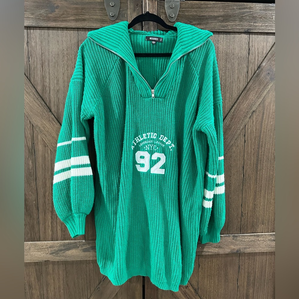 Misguided oversized sweater dress